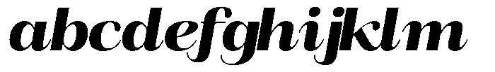 Angelons Black Expanded Italic FONT
