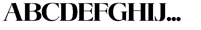Angelons Black Expanded Font UPPERCASE