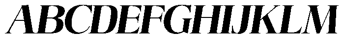 Angelons Black Italic Font UPPERCASE