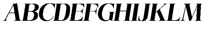 Angelons Black Semi Condensed Italic Font UPPERCASE