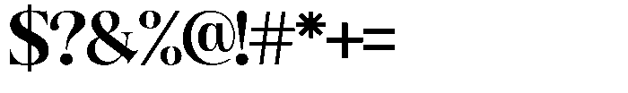 Angelons Black Semi Expanded Font OTHER CHARS