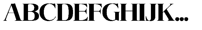 Angelons Black Semi Expanded Font UPPERCASE