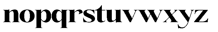 Angelons Black Semi Expanded Font LOWERCASE