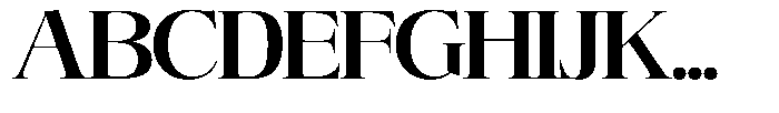 Angelons Bold Expanded Font UPPERCASE
