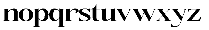 Angelons Bold Expanded Font LOWERCASE