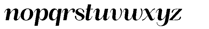 Angelons Bold Italic Font LOWERCASE
