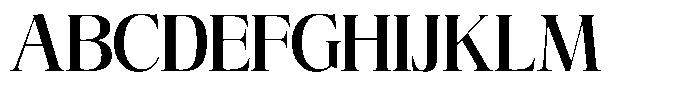 Angelons Bold Semi Condensed Font UPPERCASE