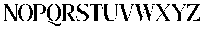 Angelons Bold Semi Condensed Font UPPERCASE