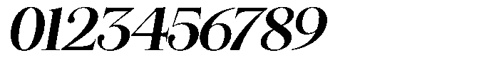 Angelons Bold Semi Expanded Italic Font OTHER CHARS