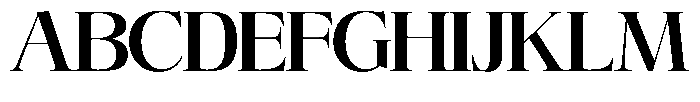 Angelons Bold Semi Expanded Font UPPERCASE