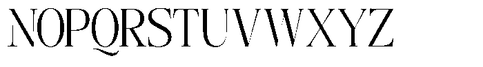 Angelons Condensed Font UPPERCASE