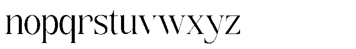 Angelons Condensed Font LOWERCASE