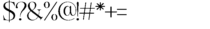 Angelons Expanded Font OTHER CHARS