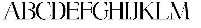 Angelons Expanded Font UPPERCASE