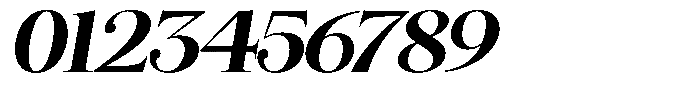 Angelons Extra Bold Expanded Italic Font OTHER CHARS