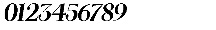 Angelons Extra Bold Semi Condensed Italic Font OTHER CHARS