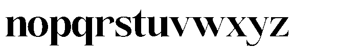 Angelons Extra Bold Semi Condensed Font LOWERCASE