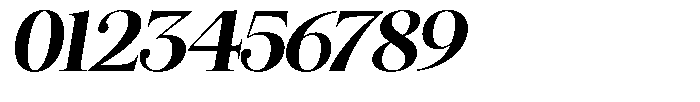 Angelons Extra Bold Semi Expanded Italic Font OTHER CHARS