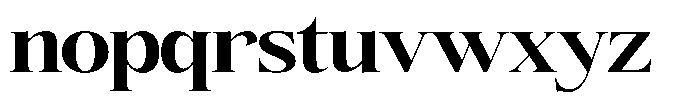 Angelons Extra Bold Semi Expanded Font LOWERCASE