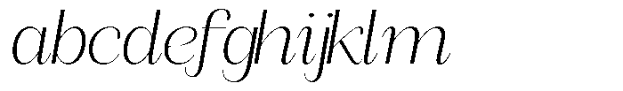 Angelons Extra Light Expanded Italic FONT