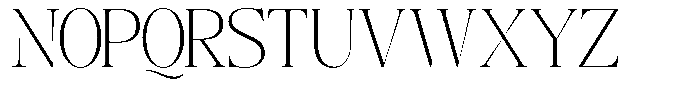 Angelons Extra Light Font UPPERCASE