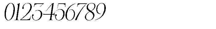 Angelons Light Condensed Italic Font OTHER CHARS