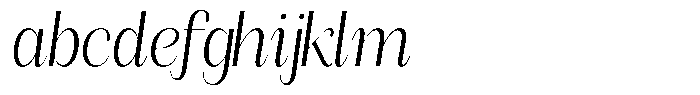 Angelons Light Condensed Italic FONT