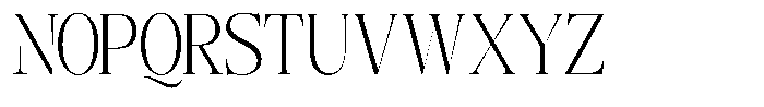 Angelons Light Condensed Font UPPERCASE