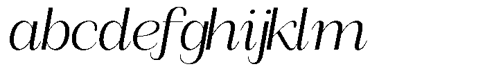 Angelons Light Expanded Italic FONT