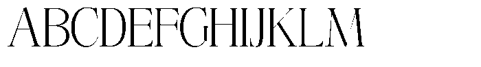 Angelons Light Semi Condensed Font UPPERCASE
