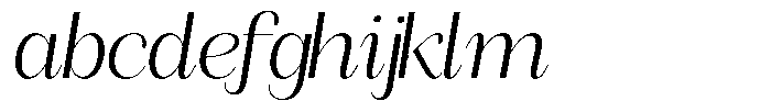 Angelons Light Semi Expanded Italic FONT