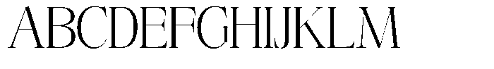 Angelons Light Font UPPERCASE