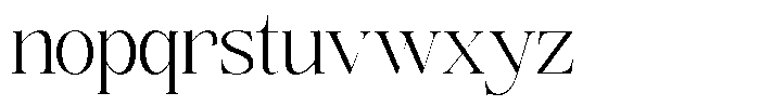 Angelons Light Font LOWERCASE