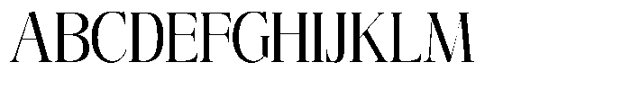 Angelons Medium Condensed Font UPPERCASE