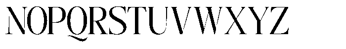 Angelons Medium Condensed Font UPPERCASE