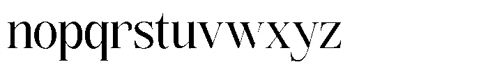 Angelons Medium Condensed Font LOWERCASE