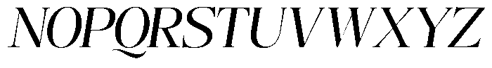 Angelons Medium Italic Font UPPERCASE