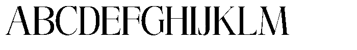 Angelons Medium Semi Condensed Font UPPERCASE