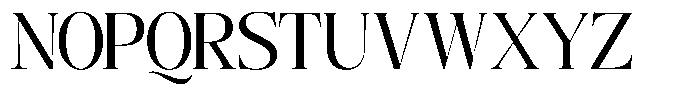 Angelons Medium Semi Condensed Font UPPERCASE