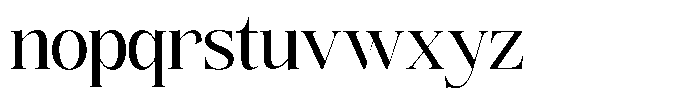 Angelons Medium Semi Condensed Font LOWERCASE