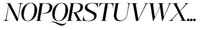 Angelons Medium Semi Expanded Italic Font UPPERCASE