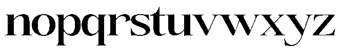 Angelons Semi Bold Expanded Font LOWERCASE