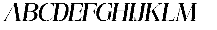 Angelons Semi Bold Italic Font UPPERCASE