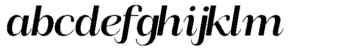 Angelons Semi Bold Semi Expanded Italic FONT