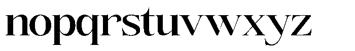 Angelons Semi Bold Semi Expanded Font LOWERCASE