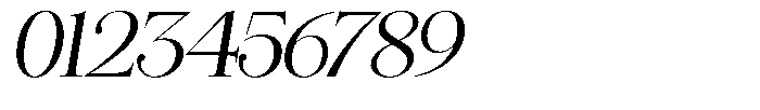 Angelons Semi Expanded Italic Font OTHER CHARS