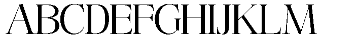 Angelons Semi Expanded Font UPPERCASE