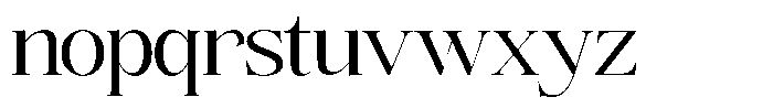 Angelons Semi Expanded Font LOWERCASE