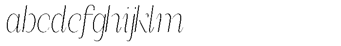 Angelons Thin Condensed Italic FONT