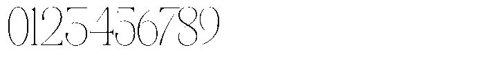 Angelons Thin Condensed Font OTHER CHARS